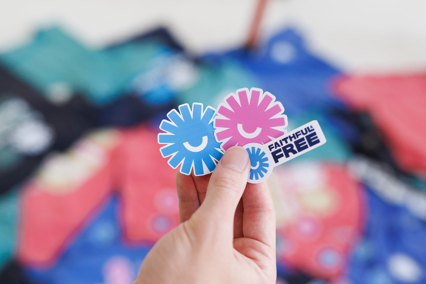 Faithful & Free Stickers