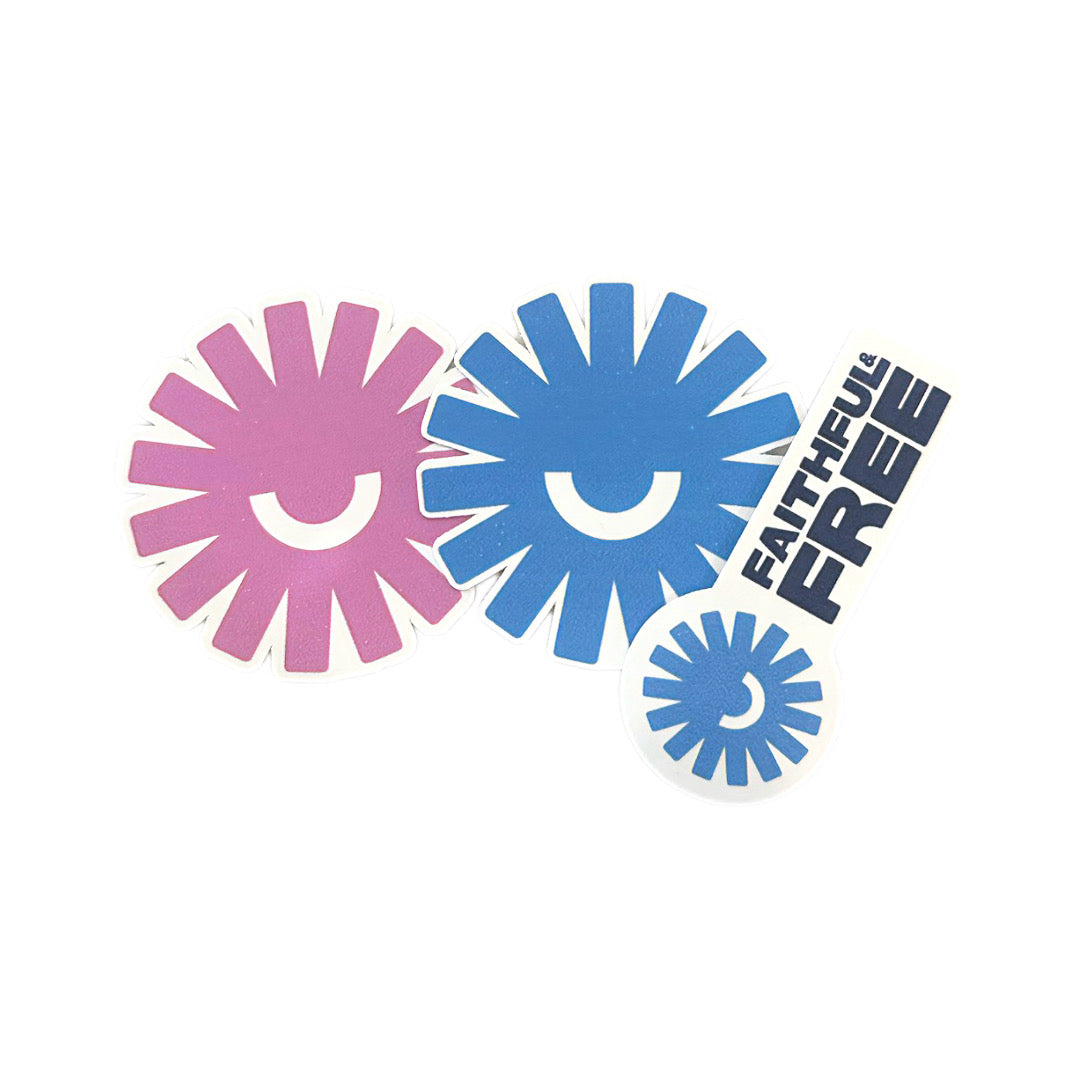 Faithful & Free Stickers