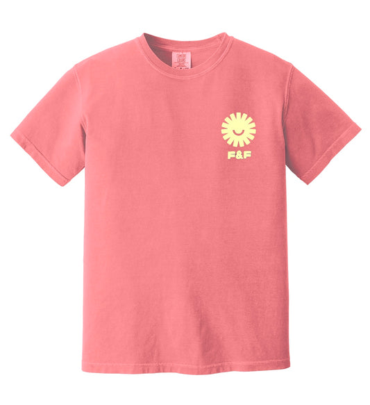 "Faithful & Free" Waves - Watermelon Tee
